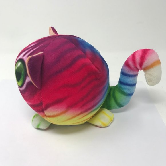 Fur Balls Kipp Brothers Plush Cat Tie Dye Tabby 5" - Picture 4 of 7